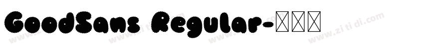 GoodSans Regular字体转换